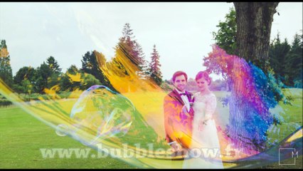 spectacle de bulles - mariage - www.bubbleshow.fr