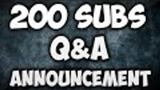 200 Subs Q&A Announcement | League of Legends Gameplay