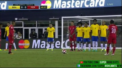 Brazil vs Peru Highlights Copa America 2016