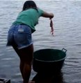 Une manière de pêcher très originale
