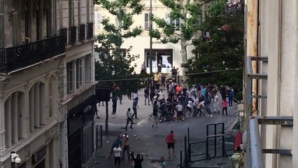 Attaque de supporters Anglais par des Ultras de l'OM à Marseille - Euro 2016