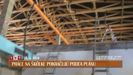 Práce na škôlke pokračujú podľa plánu