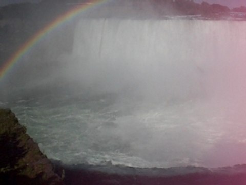Les chutes vues d'en haut
