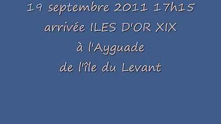 Accostage ILES D'OR XIX 19 septembre 2011
