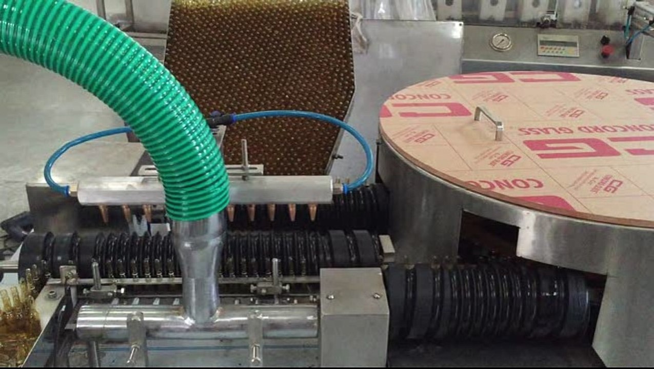 Automatic Rotary External Ampoule washing machine for Pharmaceutical & injectable plants