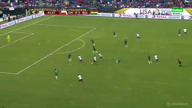 Arturo Vidal Amazing Goal HD - Chile 1-0 Bolivia USA 2016