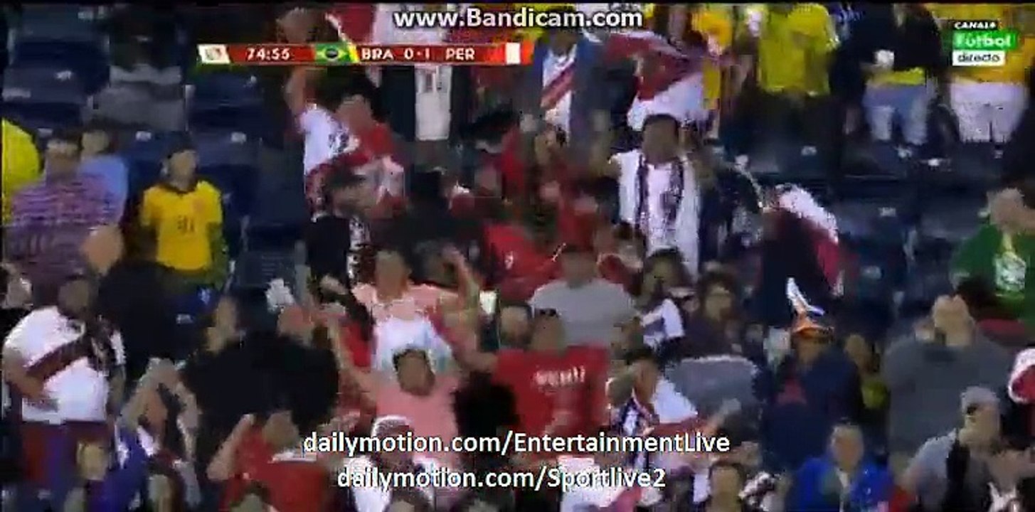 Raúl Ruidíaz Goal - Brazil 0-1 Peru Copa America 2016
