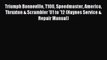 Read Triumph Bonneville T100 Speedmaster America Thruxton & Scrambler '01 to '12 (Haynes Service
