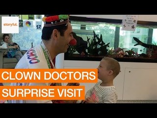 Clown Doctors Pay Children's Hospital a Surprise Visit
