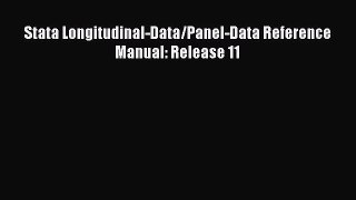 Download Stata Longitudinal-Data/Panel-Data Reference Manual: Release 11 Ebook Free