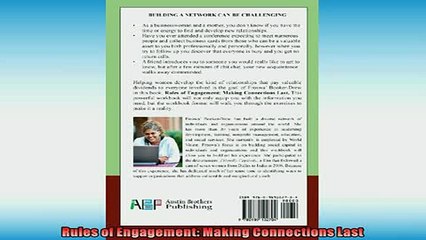 READ book  Rules of Engagement Making Connections Last  FREE BOOOK ONLINE
