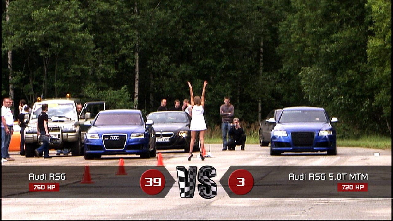 Moscow Unlim 500: Audi RS6 MTM vs Audi RS6 Evotech