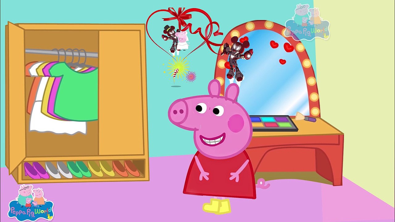 Peppa Pig Crying vs Mickey Iron Man - Свинка Пеппа Плач против Микки Железный Человек