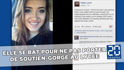 Elle se bat pour ne pas porter de soutien-gorge au lycée