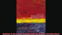 READ book  Malthus A Very Short Introduction Very Short Introductions  FREE BOOOK ONLINE