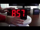 Extra Large Display Electric LED Alarm Clock 3 inch Numerals LED