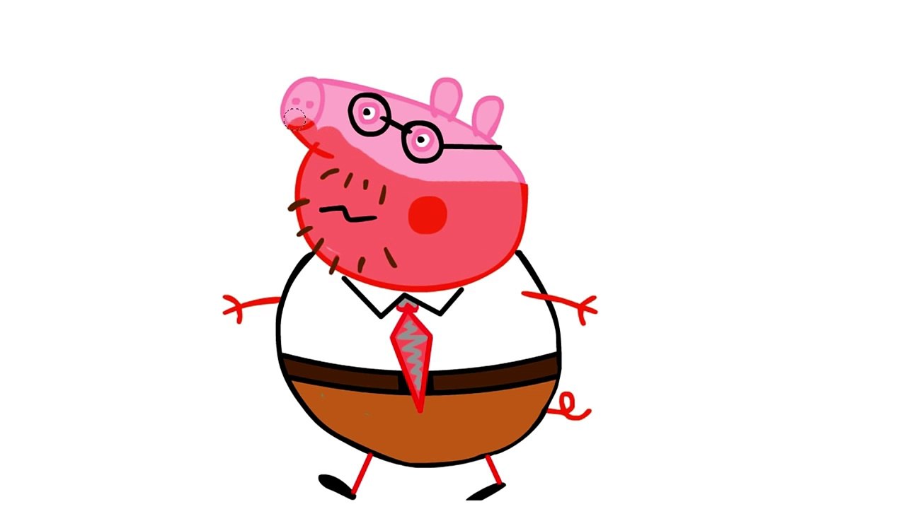 Peppa Pig INSIDE OUT Parody drawing Coloring Del revés Painting 2016 Свинка Пеппа Головоломка