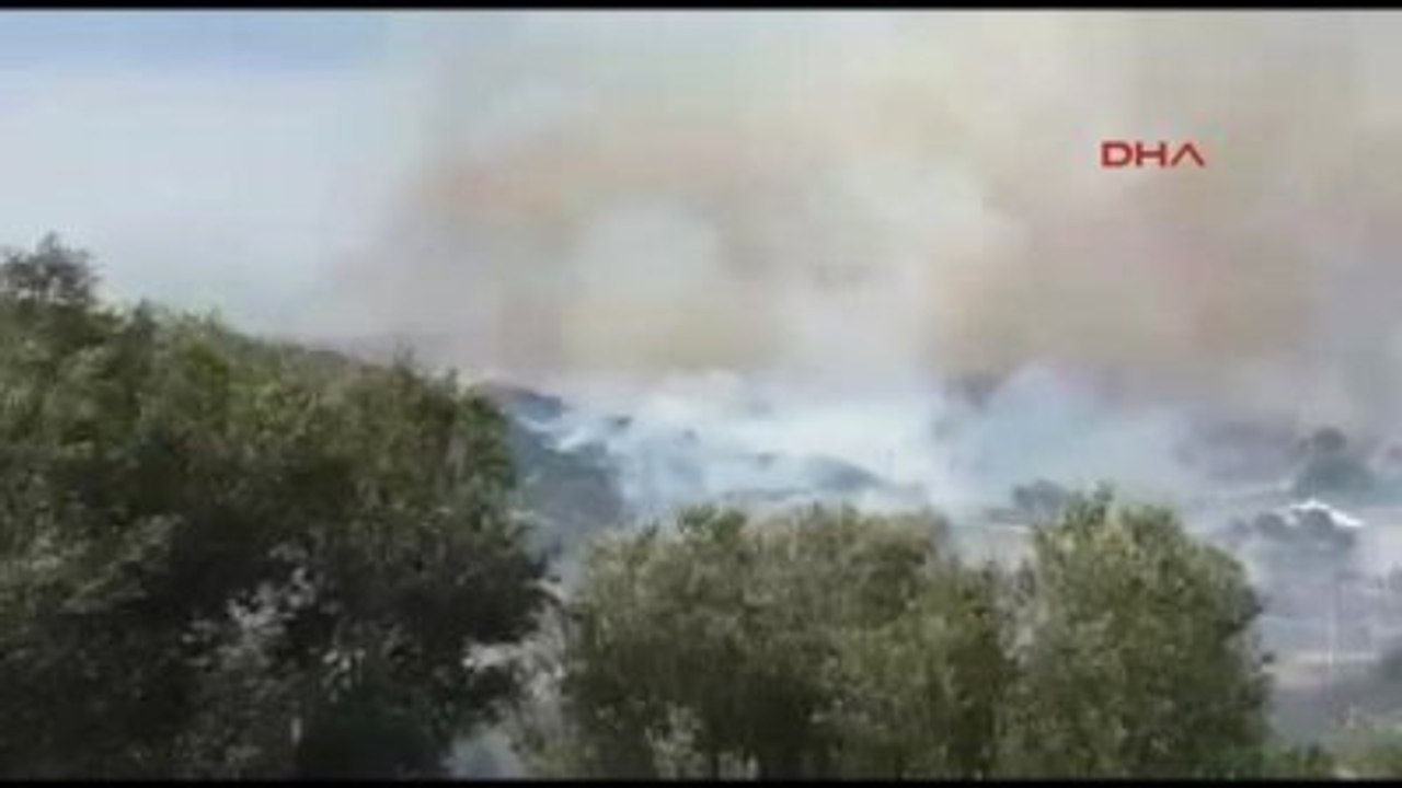 İzmir Karaburun'da Yangın 15 Hektarda Etkili Oldu 2