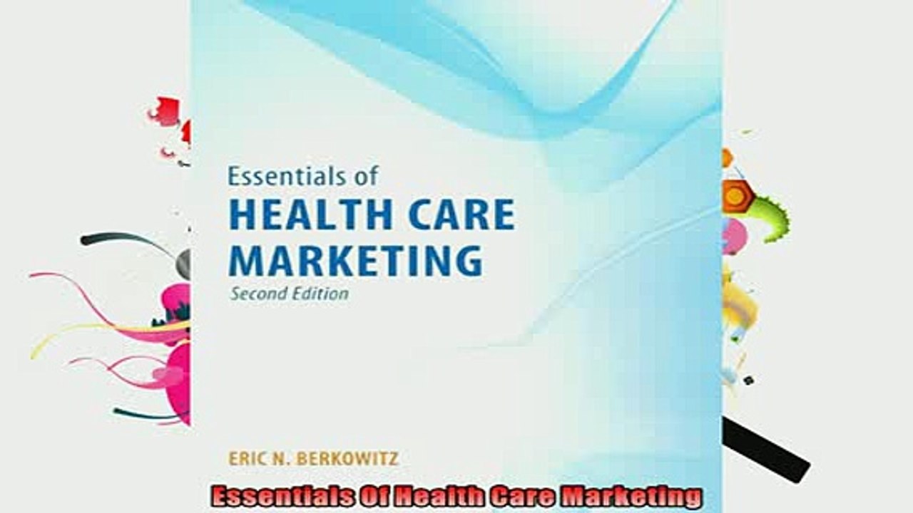 FREE PDF  Essentials Of Health Care Marketing READ ONLINE