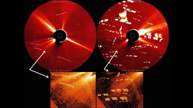 Ovni et Anomalies près du Soleil,2016.