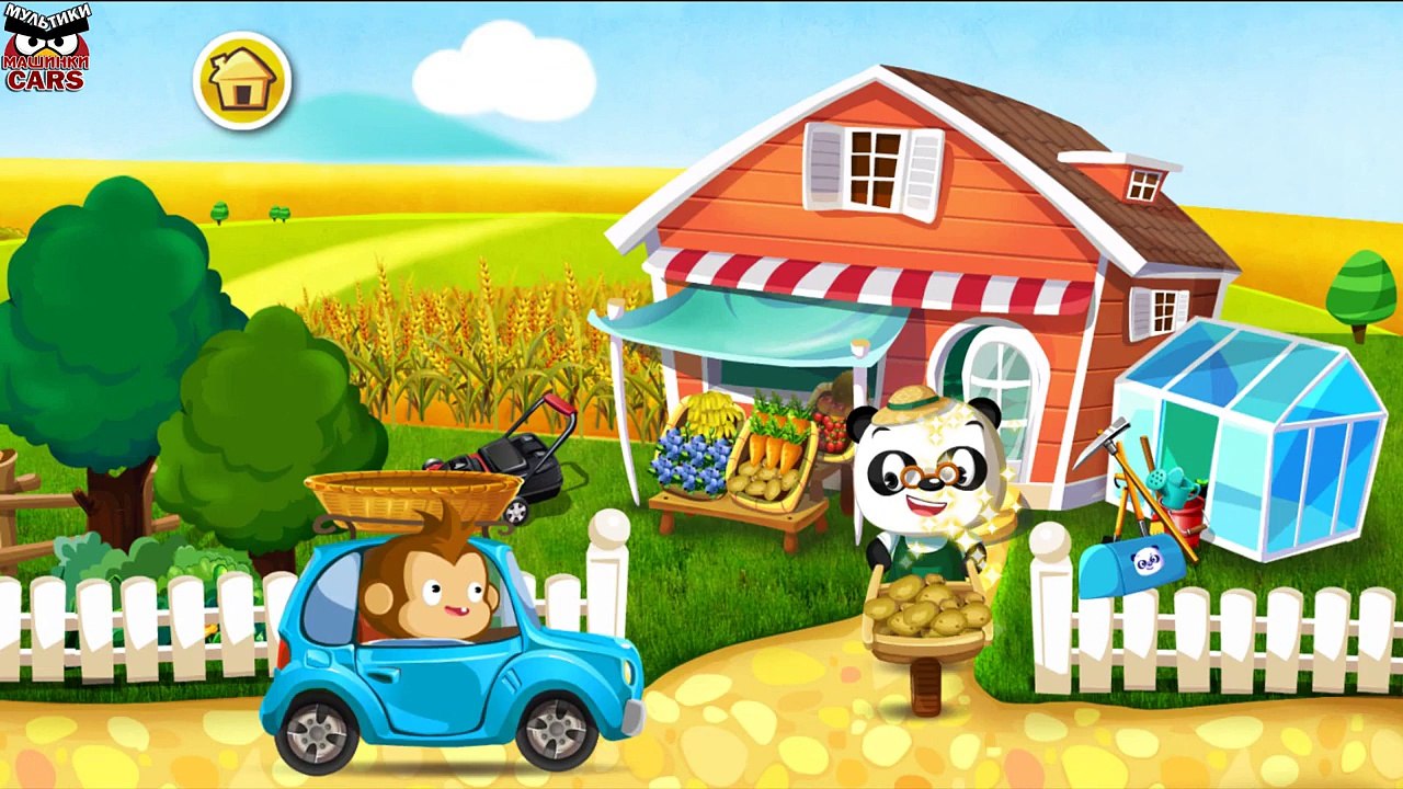 Dr. Panda's Veggie Garden - Learning Videos for Babies - Огород Dr. Panda