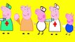 Peppa Pig George fall ill Crying Doctors childrens hospital Finger Family Nursery Rhymes Parody