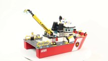 Lego City 60109 Fire Boat - Lego Speed Build
