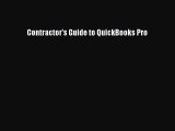 Read Contractor's Guide to QuickBooks Pro Ebook Free