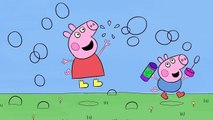 Peppa Pig Drawing and Coloring Book Peppa, George and the Bubbles