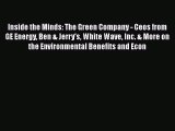 Read Inside the Minds: The Green Company - Ceos from GE Energy Ben & Jerry's White Wave Inc.