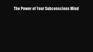 Download Books The Power of Your Subconscious Mind E-Book Free