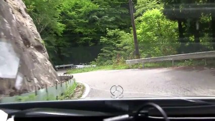 某峠にて　Ｗ１２４　３００Ｅ－２４　ｖｓ．ＶＷ　ＥＯＳ
