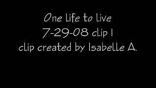 OLTL 7-29-08 part 1