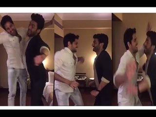 Siddharth  & Fawad Celebrate 8m 'Kapoor and Sons' Views With Chest Bump | Watch Video