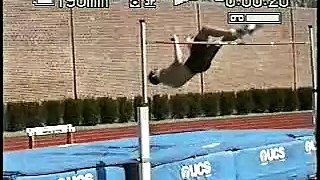 2002-04-15 Practice - High Jump - Tora Harris