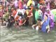 Open bath ganga ghat  ganges river holy snan The great river of india,
