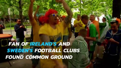 Fans of Ireland, Sweden soccer mired in lovefest ahead of Euro 2016 opener