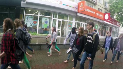 Босоногая прогулка по Хабаровску