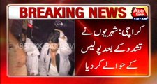 Karachi: Citizens Nabbed 2 Robbers From Gulsha-e-Iqbal