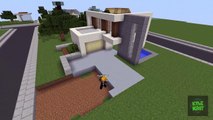 Minecraft | Building Timelapse | 20x20 Angled Modern House