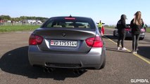 BMW M3 E90 w/ SuperSprint Exhaust vs BMW M3 E92 G-POWER!