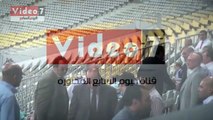 بالفيديو.. مدير أمن الإسكندرية يتفقّد استاد برج العرب