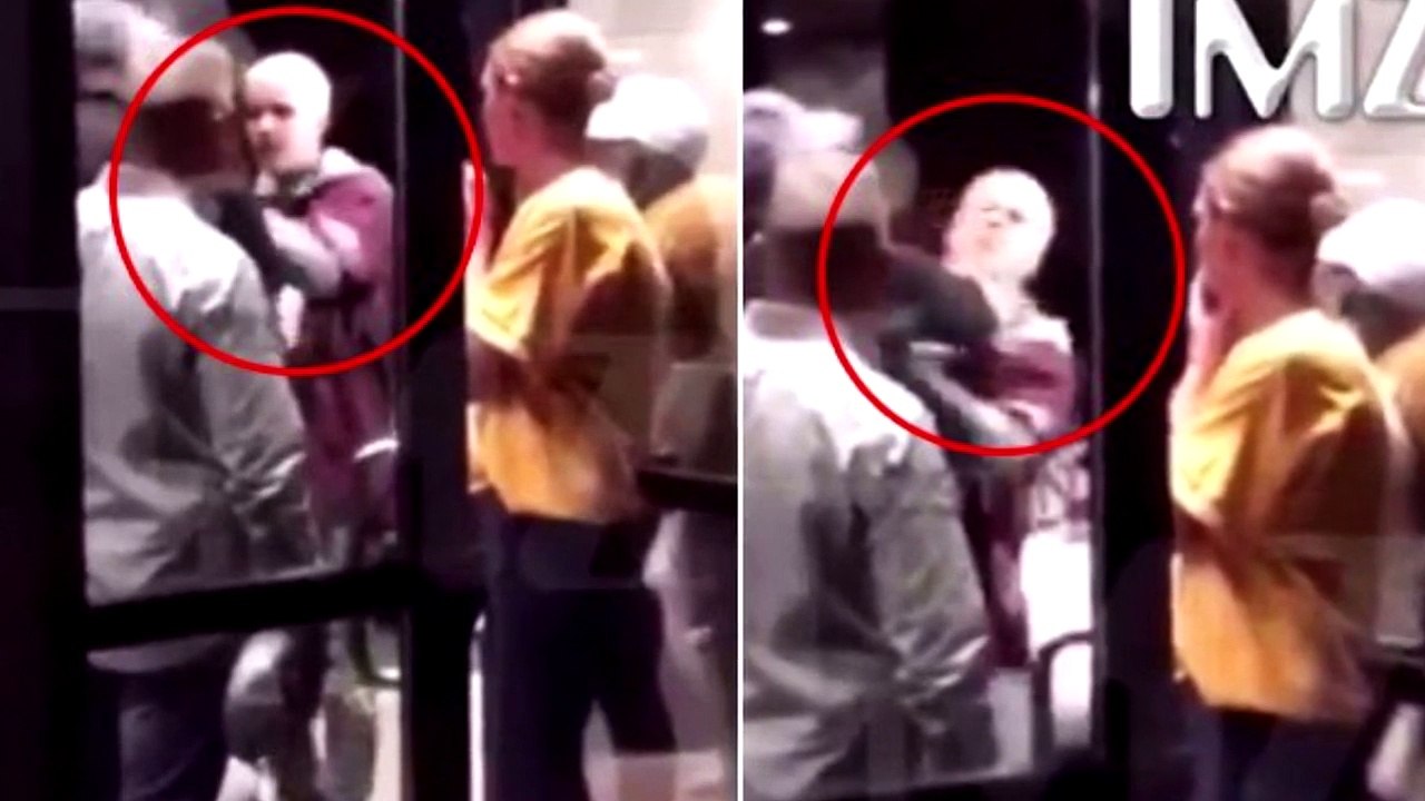 Justin Bieber pelea callejera Justin Bieber Fist Fight Video!