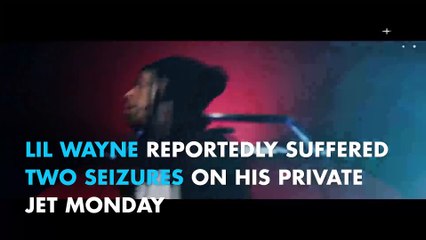 Lil Wayne’s jet makes emergency landing after he has two seizures