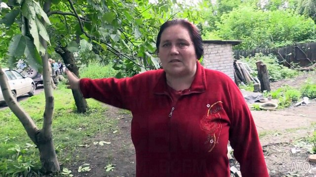 Последствия артобстрела Торецка террористами