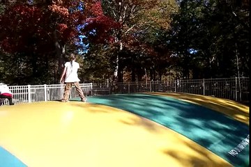 Williamsburg KOA jumping pillow wedgie video-2010-11-07-10-23-38