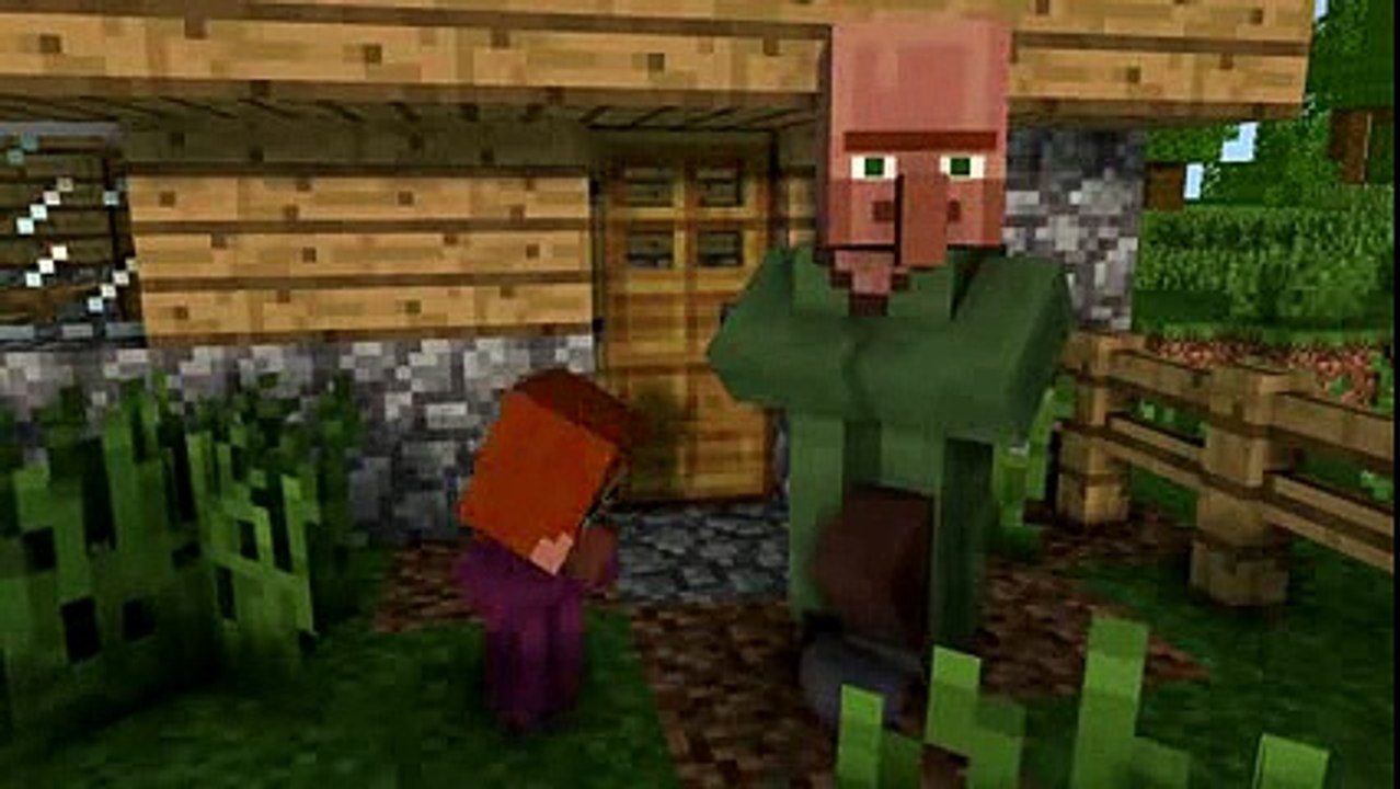 Жизнь жителей-Minecraft Animation-Майнкрафт Анимация