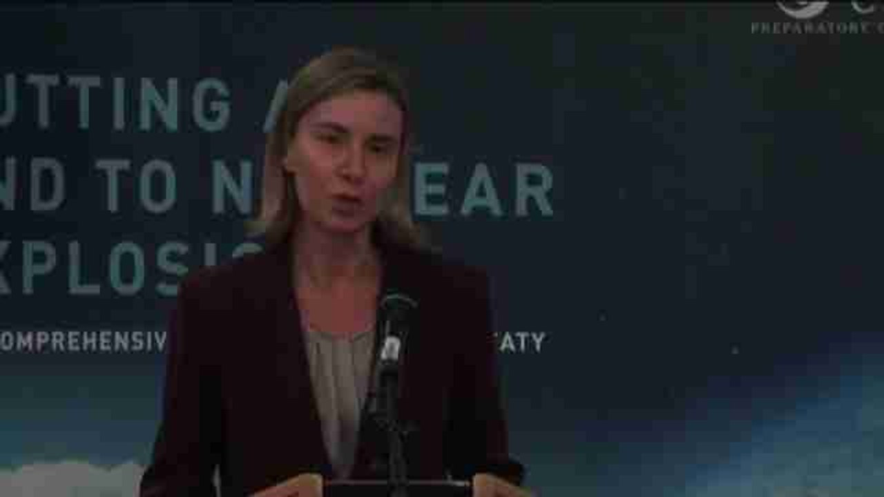 EU asks for "more unity" in stopping nuclear tests
