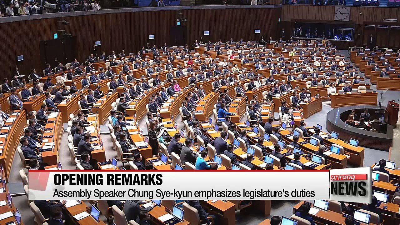 Assembly speaker urges lawmakers to work together at parliamentary opening ceremony