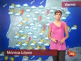 Monica Lopez en El Tiempo del Canal 24H - (16/09/10)